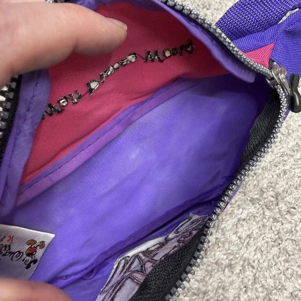 Walt Disney World Kids Minnie Mouse Fanny Pack Hip Bag Purple/Pink adjustable